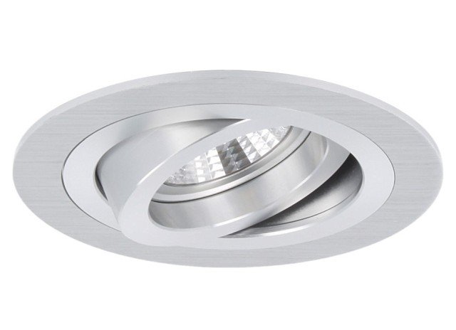 Modena - Inbouwspot Aluminium Rond - Kantelbaar - 1 Lichtpunt - Ø 92mm