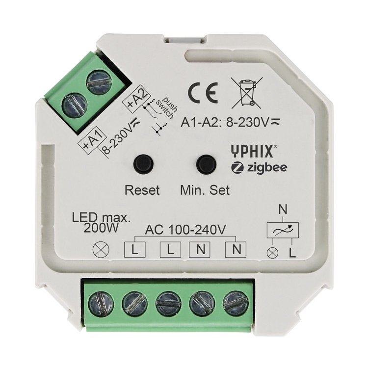 Draadloze LED dimmer Zigbee 230V