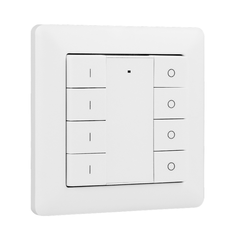 Draadloze wandbediening RF dimmers 4 zones