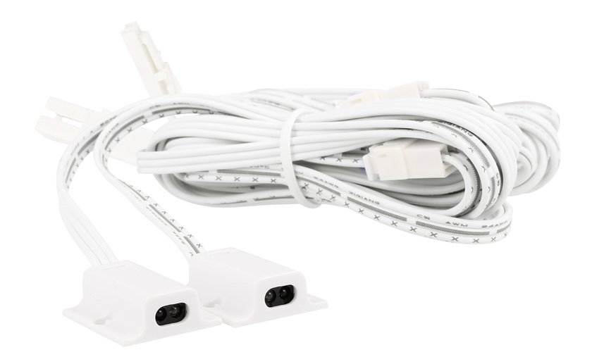 LED kastverlichting deursensor dubbel opbouw max 3A wit 12-24V DC
