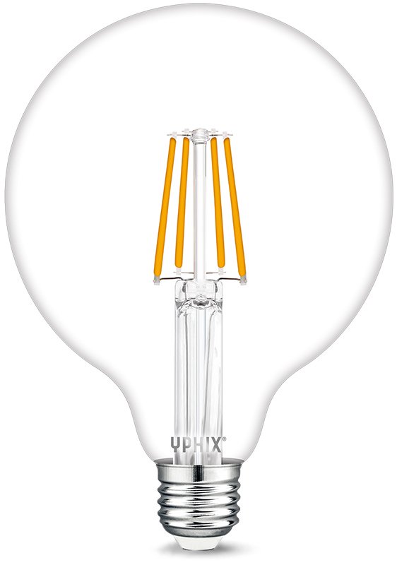 E27 LED filament lamp Atlas G125 4,5W 2700K dimbaar