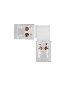 LED strip connector 90 graden strip naar strip 24V COB IP20