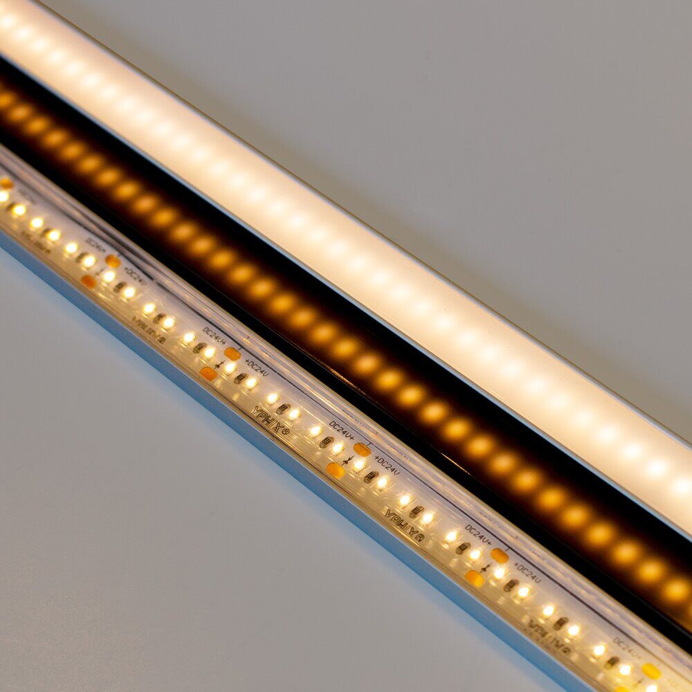 V-TAC 1 profiel voor 2 meter LED-strips van aluminium - profielen met matte afdekking - maximale plaatsing 12,4 mm - afmetingen 17,4 x 7 mm V-TAC 1 profiel voor 2 meter LED-strips van aluminium - profielen met matte afdekking - maximale plaatsing 12,4 mm - afmetingen 17,4 x 7 mm