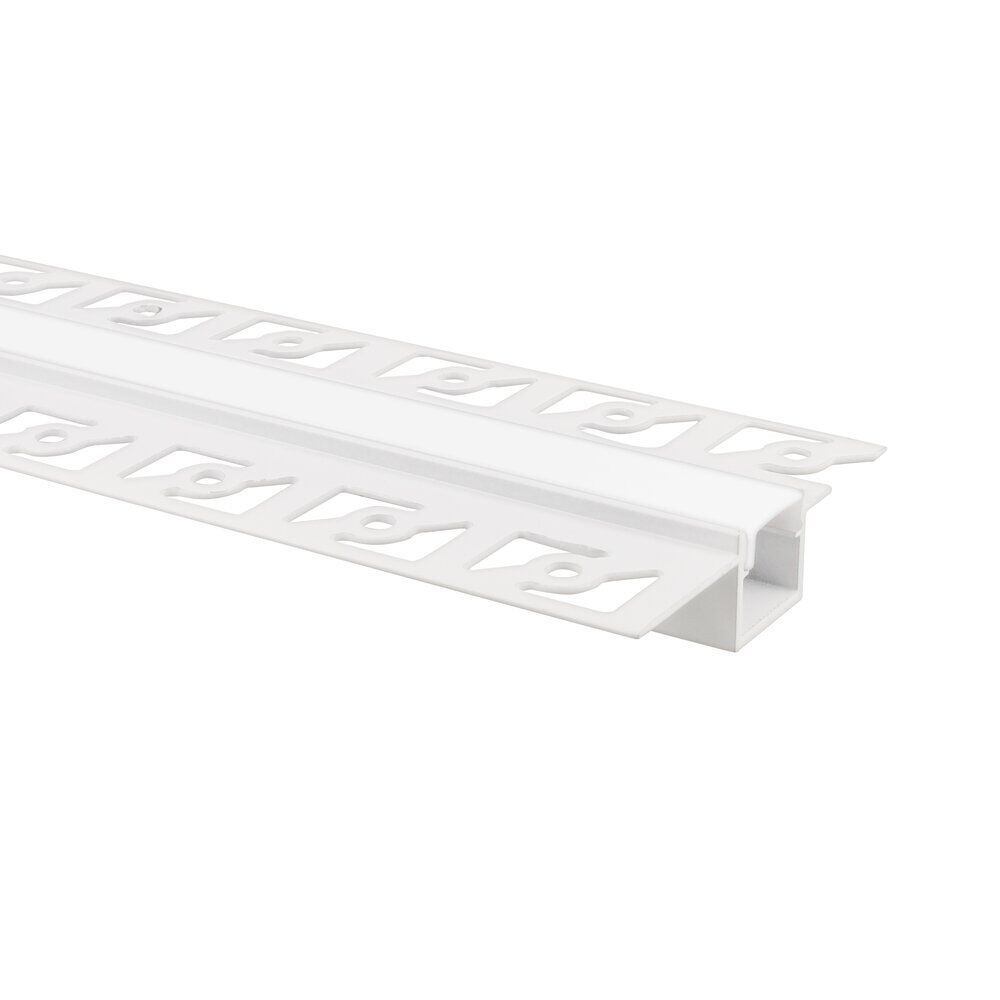 a-chan　1207 Yphix LED strip stuc profiel Saba wit aluminium 2m incl. melkwitte