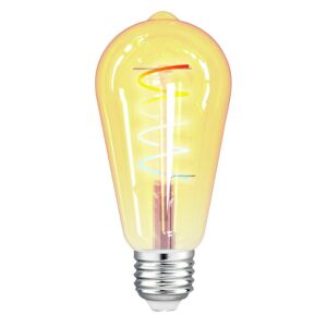 E27 Smart LED filamentlamp ST64 Retro 4,9W instelbaar Wit licht | Zigbee & Bluetooth dimbaar | 1800K - 6500K