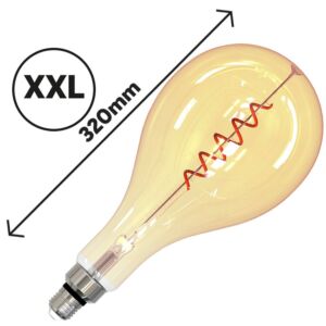Smart LED E27 Lamp retro gold XXL Tint
