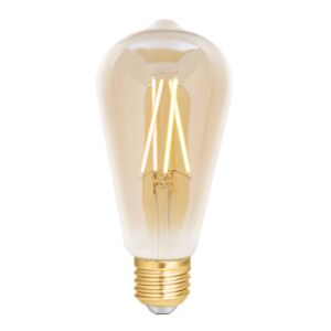 E27 SMART WiZ WIFI LED FILAMENT LAMP AMBER ST64 6,5W 2200-4500K