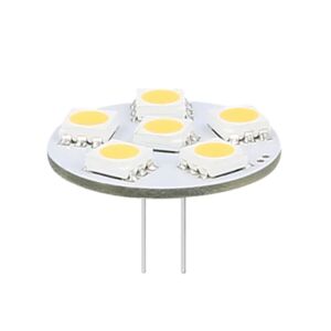 G4/GU4 LED lamp 12-24V met backpins 1W SMD 2900K dimbaar