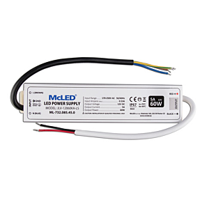 MCLED LED transformator 12V 5A Max. 60W