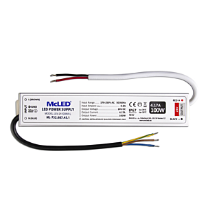 MCLED transformator 24V 4,15A Max. 100W