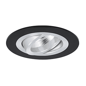 Inbouwspot Venezia 35mm spots rond zwart kantelbaar