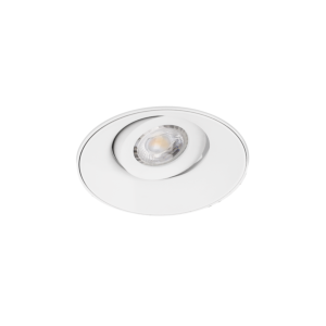 Inbouwspot Verona rond wit kantelbaar trimless verzonken