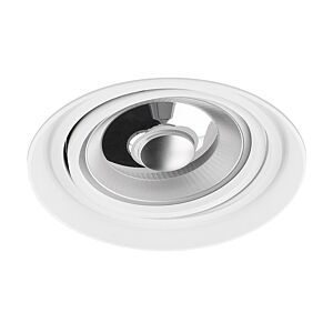 Inbouwspot Venezia AR111 rond wit kantelbaar trimless verzonken