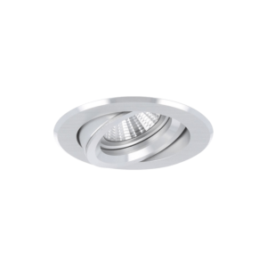 Inbouwspot Verona rond aluminium kantelbaar met bladveren