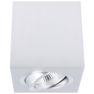 Opbouwspot Palermo aluminium vierkant kantelbaar