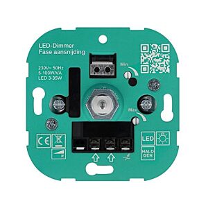 LED dimmer 3-35W T37 inbouw 230V fase aansnijding