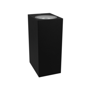Wandlamp Kubbe 2 up and down zwart IP44 GU10