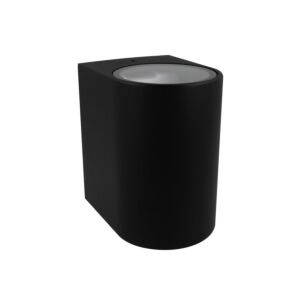Wandlamp Kubbe 3 up and down zwart IP54 GU9