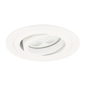 LED inbouwspot Montella rond 5W 2700K wit IP65 dimbaar kantelbaar