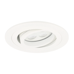 LED inbouwspot Montella rond 5W 2700K wit IP65 dimbaar kantelbaar