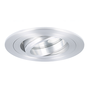 LED inbouwspot Montella rond 5W 2700K aluminium IP65 dimbaar kantelbaar