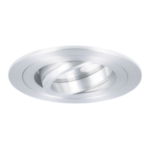 LED inbouwspot Montella rond 5W 2700K aluminium IP65 dimbaar kantelbaar