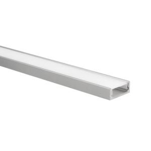 LED strip profiel Felita aluminium extra laag 1m incl. melkwitte afdekkap