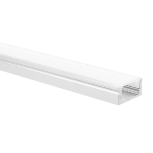 LED strip profiel Potenza wit laag 5m (2 x 2,5m) incl. melkwitte afdekkap