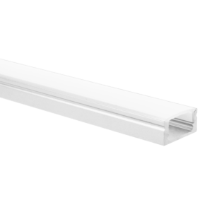 LED strip profiel Potenza wit laag 5m (2 x 2,5m) incl. melkwitte afdekkap