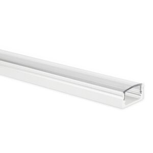 LED strip profiel Potenza wit laag 1m incl. transparante afdekkap