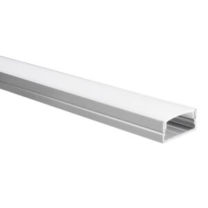 LED strip profiel Senisa aluminium breed 5m (2 x 2,5m) incl. melkwitte afdekkap