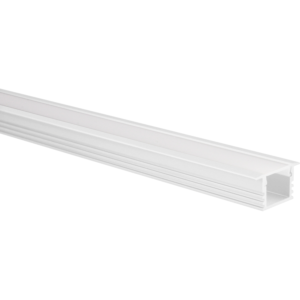 LED strip profiel Matera wit hoog 5m (2 x 2,5m) incl. melkwitte afdekkap