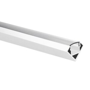LED strip profiel Tarenta wit hoek 5m (2 x 2,5m) incl. transparante afdekkap