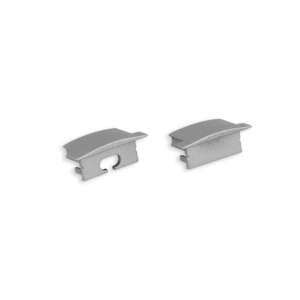 End caps grijs voor ledstrip profiel Marconia