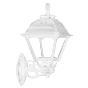 Wandlamp Cefa wit helder glas E27 IP55