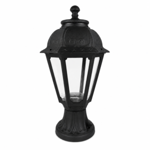 Staande lamp Saba helder glas E27 IP55
