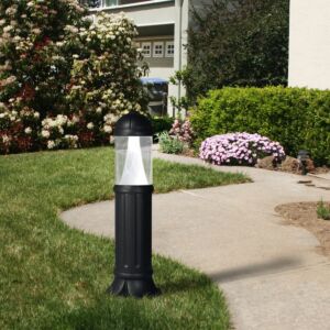 Staande buitenlamp Sauro rond zwart IP55 GX53 7W 3000K/4000K/6500K