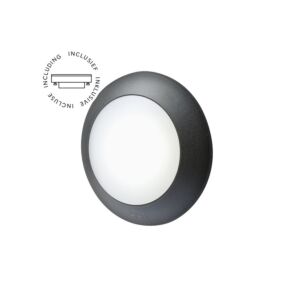 Wandlamp Bertina zwart GX53 3W 3000K IP66