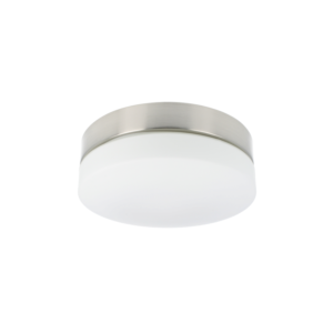 LED plafonnière Palma rond 28,5 cm IP44 glas