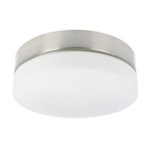 LED plafonnière Palma rond 28,5 cm IP44 glas