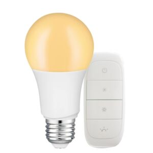E27 Smart LED lamp Dimmerset tint A60 9W 2700K dimbaar met afstandsbediening