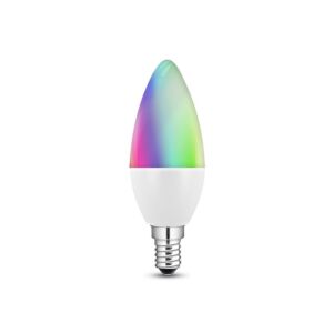 E14 Smart LED kaarslamp tint 6W RGBW dimbaar