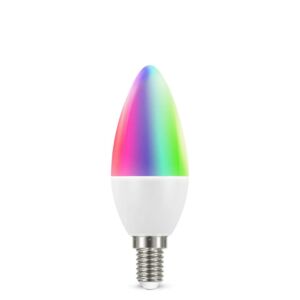 E14 Smart LED kaarslamp tint 6W RGBW dimbaar