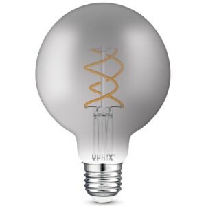 E27 LED lamp filament Atlas G95 smokey 4,9W 1800K dimbaar