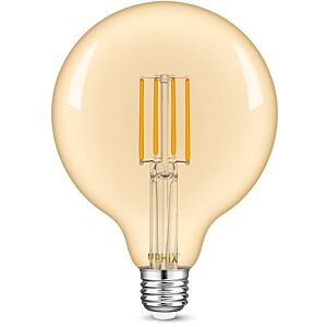 E27 LED filament lamp Atlas G125 7W 2200K dimbaar amber