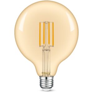 E27 LED filament lamp Atlas G125 7W 2200K dimbaar amber