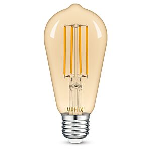 E27 LED filament lamp Edison Atlas ST64 8W 2200K dimbaar gold
