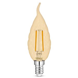 E14 LED kaarslamp BA35 Filament Polaris 2,5W 2200K