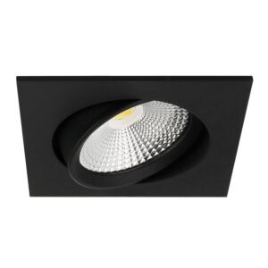 LED inbouwspot Eleanora vierkant 6W dim to warm 2000K-3000K zwart inclusief driver IP44