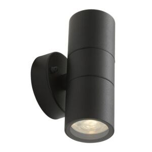 Wandlamp Acero Up- en down zwart GU10 IP44